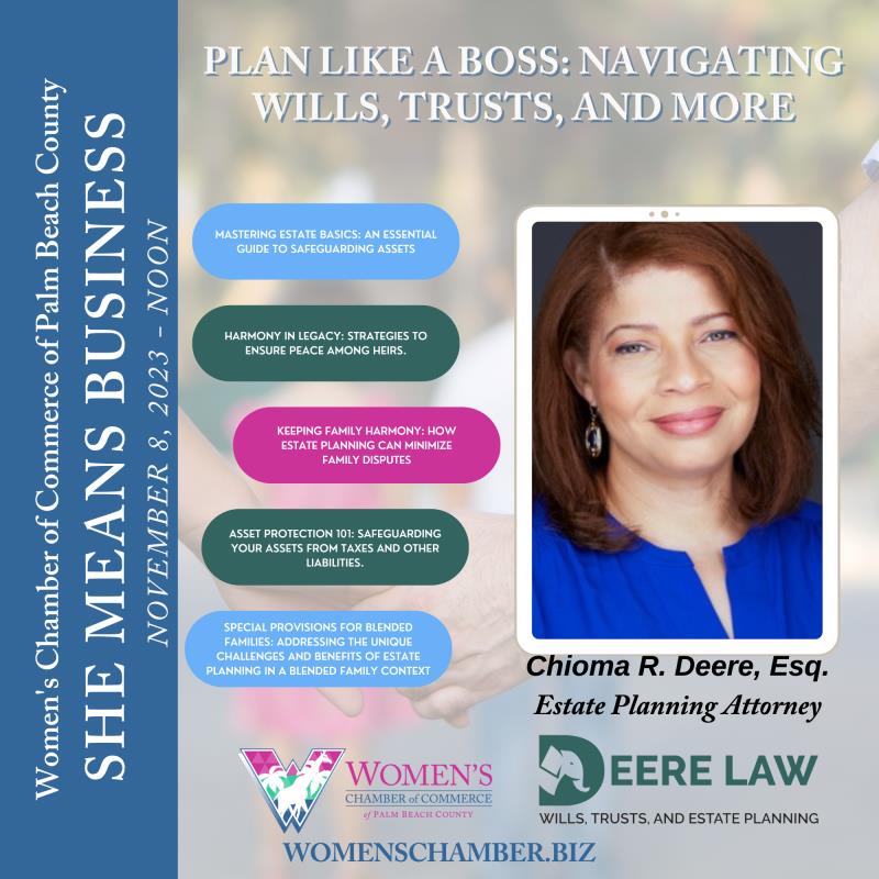 She Means Business Series - Wills, Trusts, Estate Planning