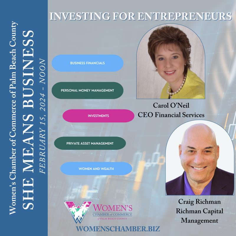 She Means Business Series - Investing for Entrepreneurs